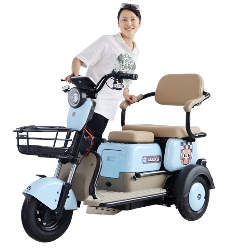 🎁Last day for clearance sale✨Three-wheeled two-seater electric scooter (16)
